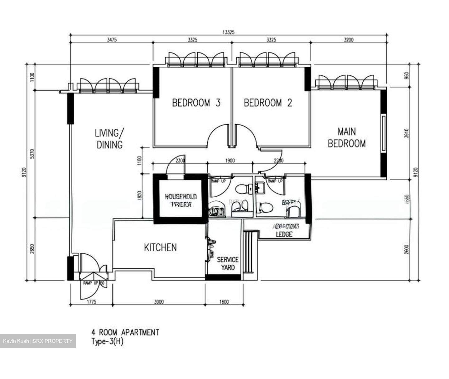 Blk 808B Ping Yi Greens (Bedok), HDB 4 Rooms #556630281